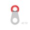 Te Connectivity Ring Terminal, 1/4 in Stud Size, 8 AWG, 600 V, PVC Insulated, Red 54725-1 - alternate 4